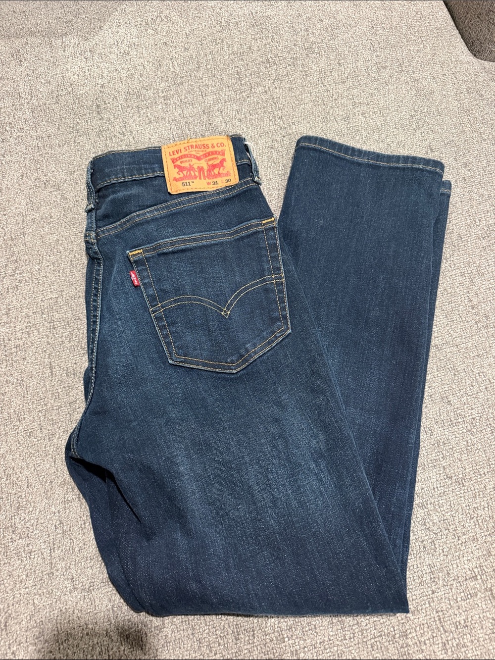 Levi's Men's Indigo Straight Jeans